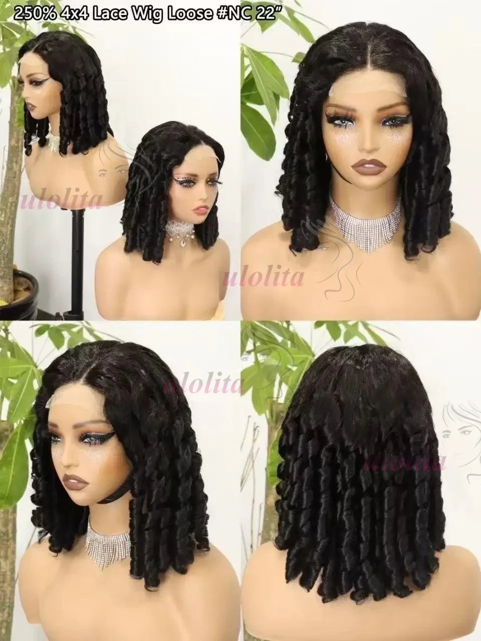 Natural Color Bouncy Spring Curl Unit