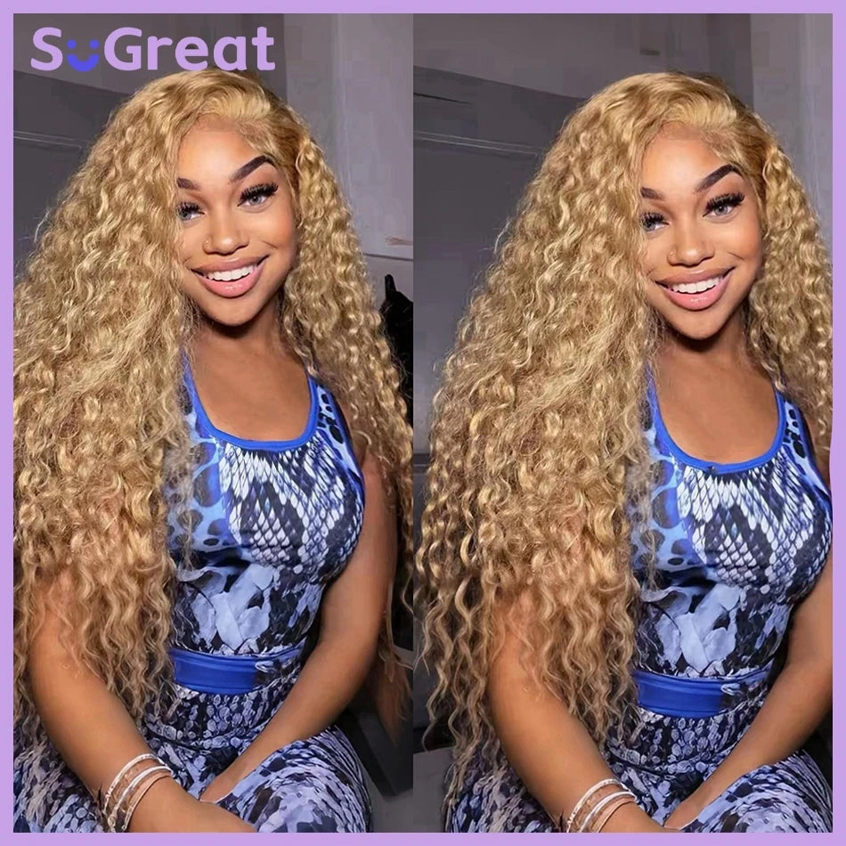 Honey Blonde Deep Wave Unit