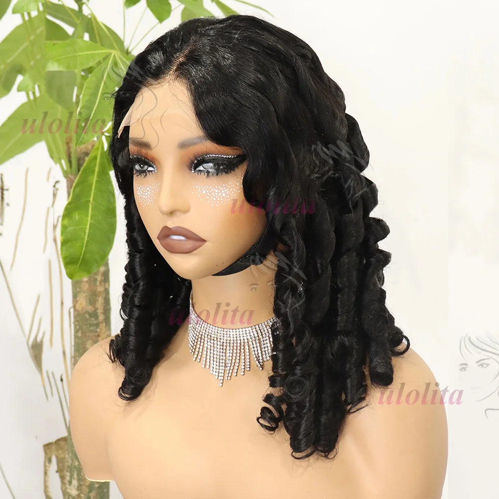 Natural Color Bouncy Spring Curl Unit
