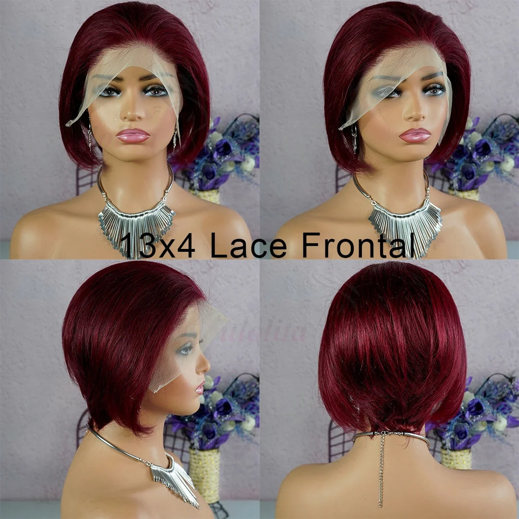 Pixie Cut Short Bob Unit
