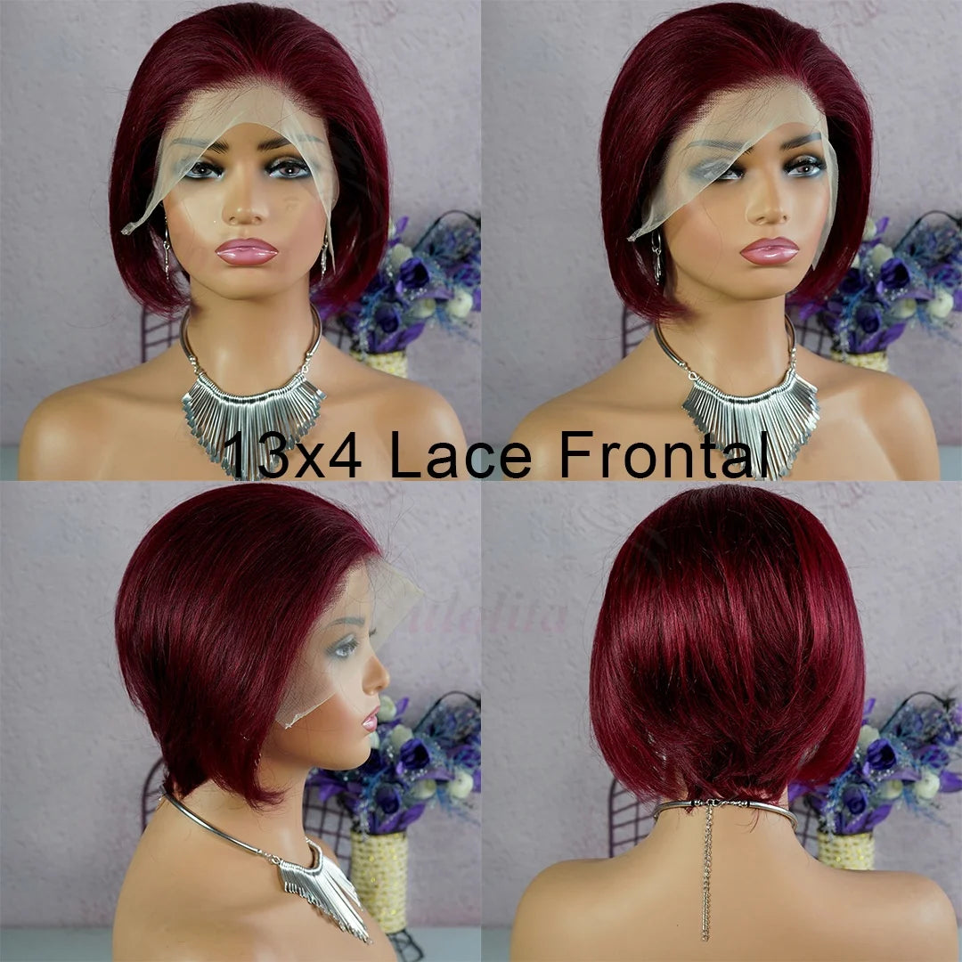 Pixie Cut Short Bob Unit