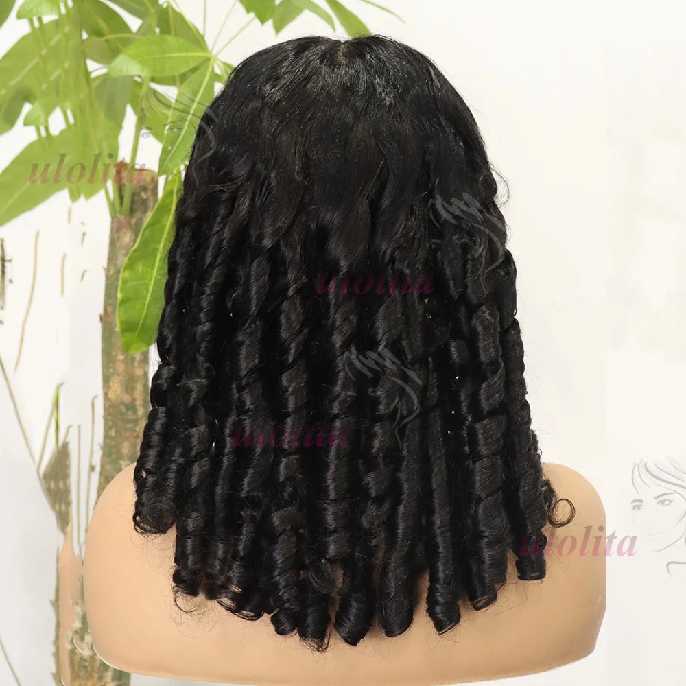 Natural Color Bouncy Spring Curl Unit