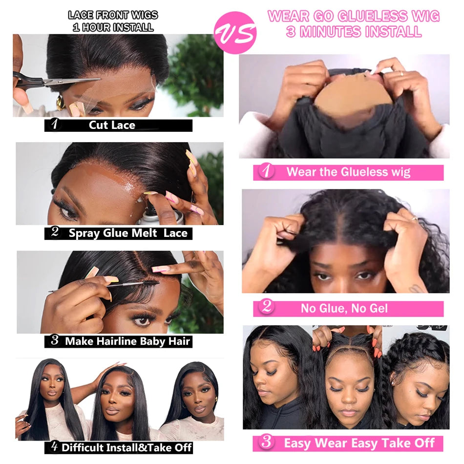 Natural Color Glueless Kinky Curly Unit