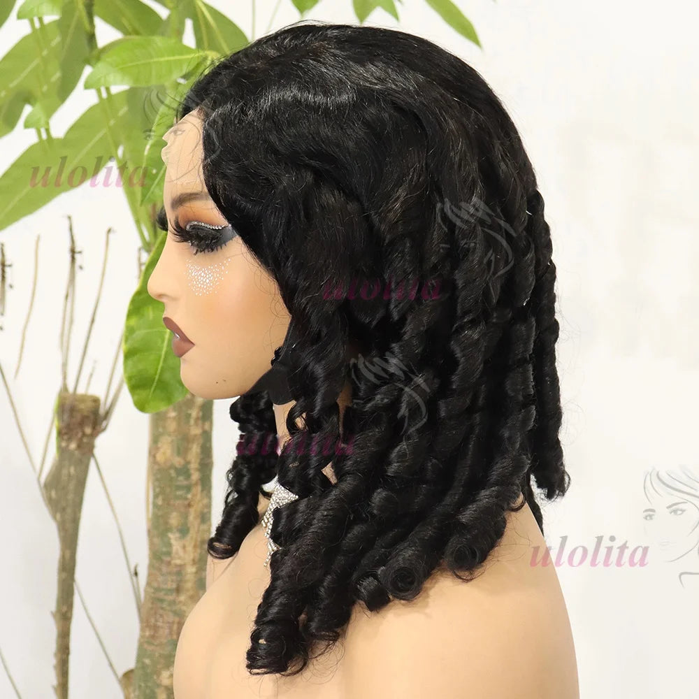 Natural Color Bouncy Spring Curl Unit
