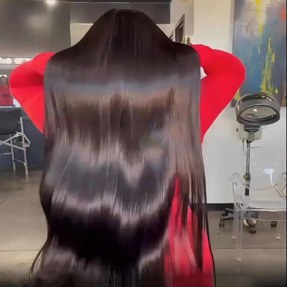 Natural Color Bone Straight Glueless Lace Unit