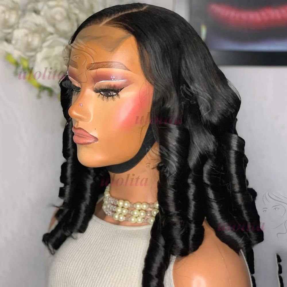 Natural Color Bouncy Spring Curl Unit