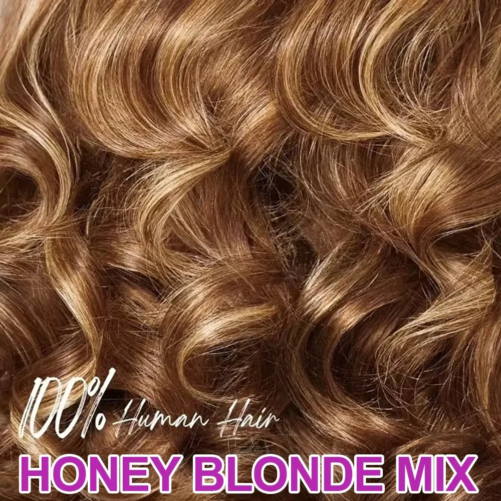 Blonde Highlight Body Wave Bob Unit