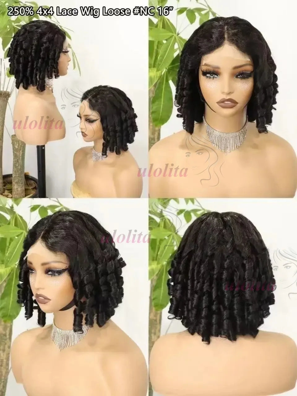 Natural Color Bouncy Spring Curl Unit