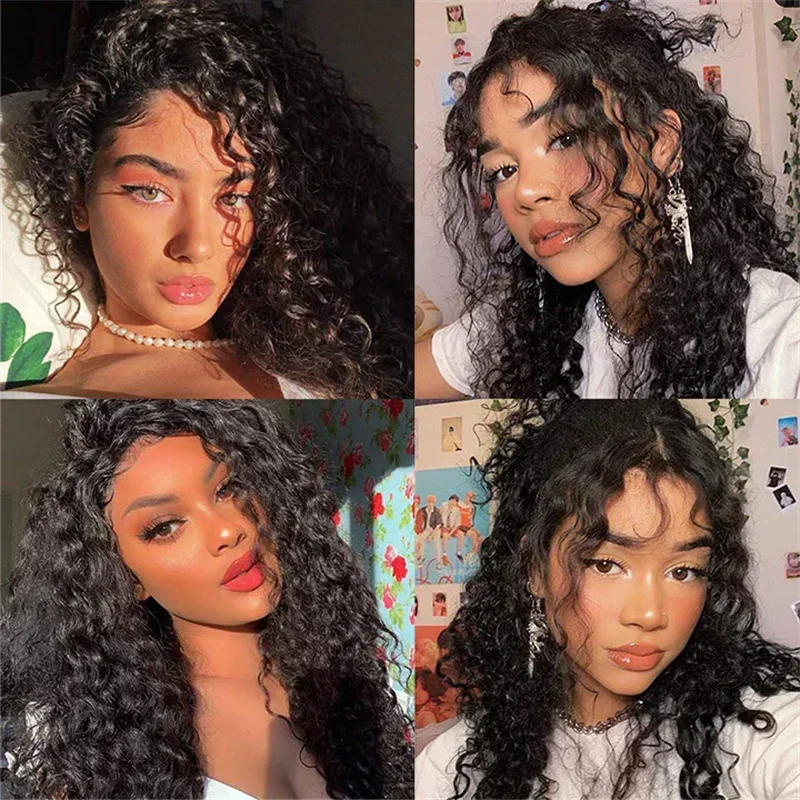 Natural Color Water Wave Unit with Bang