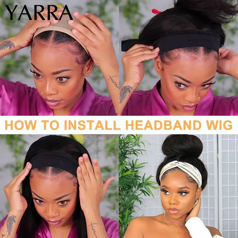 Afro Kinky Curly Headband Unit