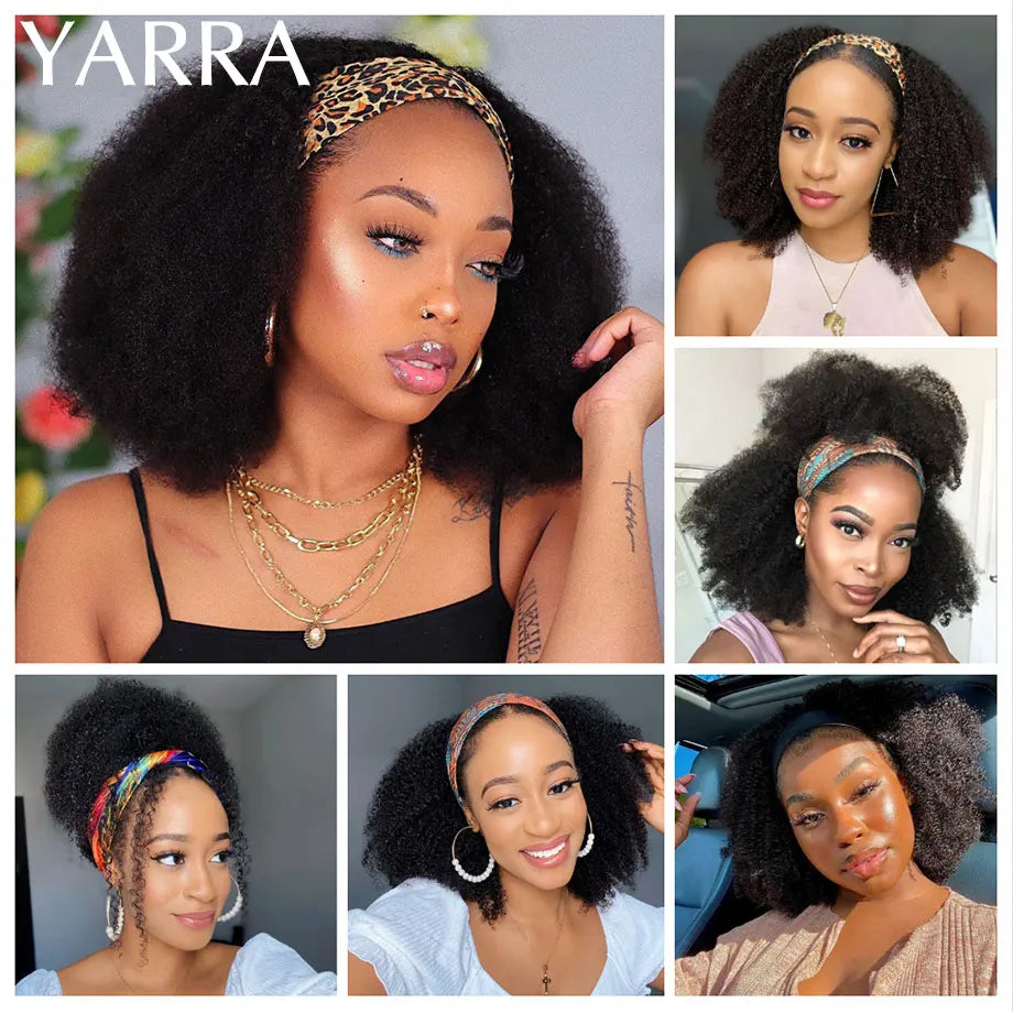 Afro Kinky Curly Headband Unit