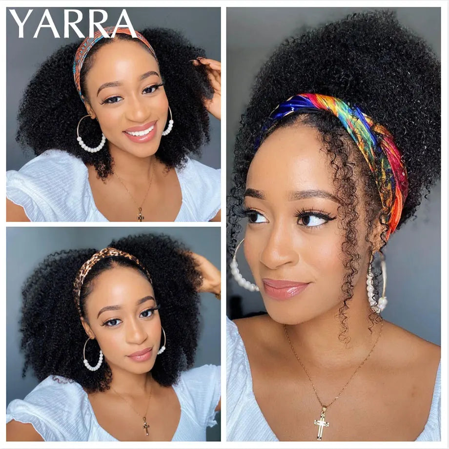 Afro Kinky Curly Headband Unit