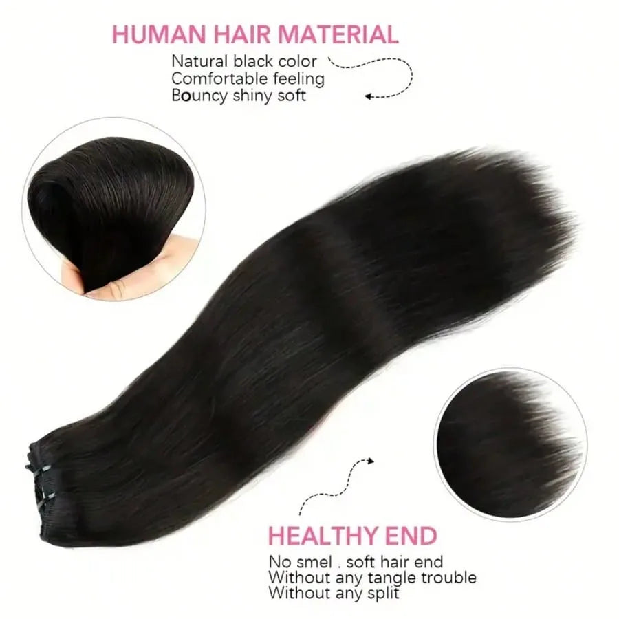8 Piece Clip In Set