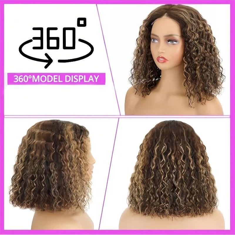4/27 Highlight Glueless Deep Wave Bob