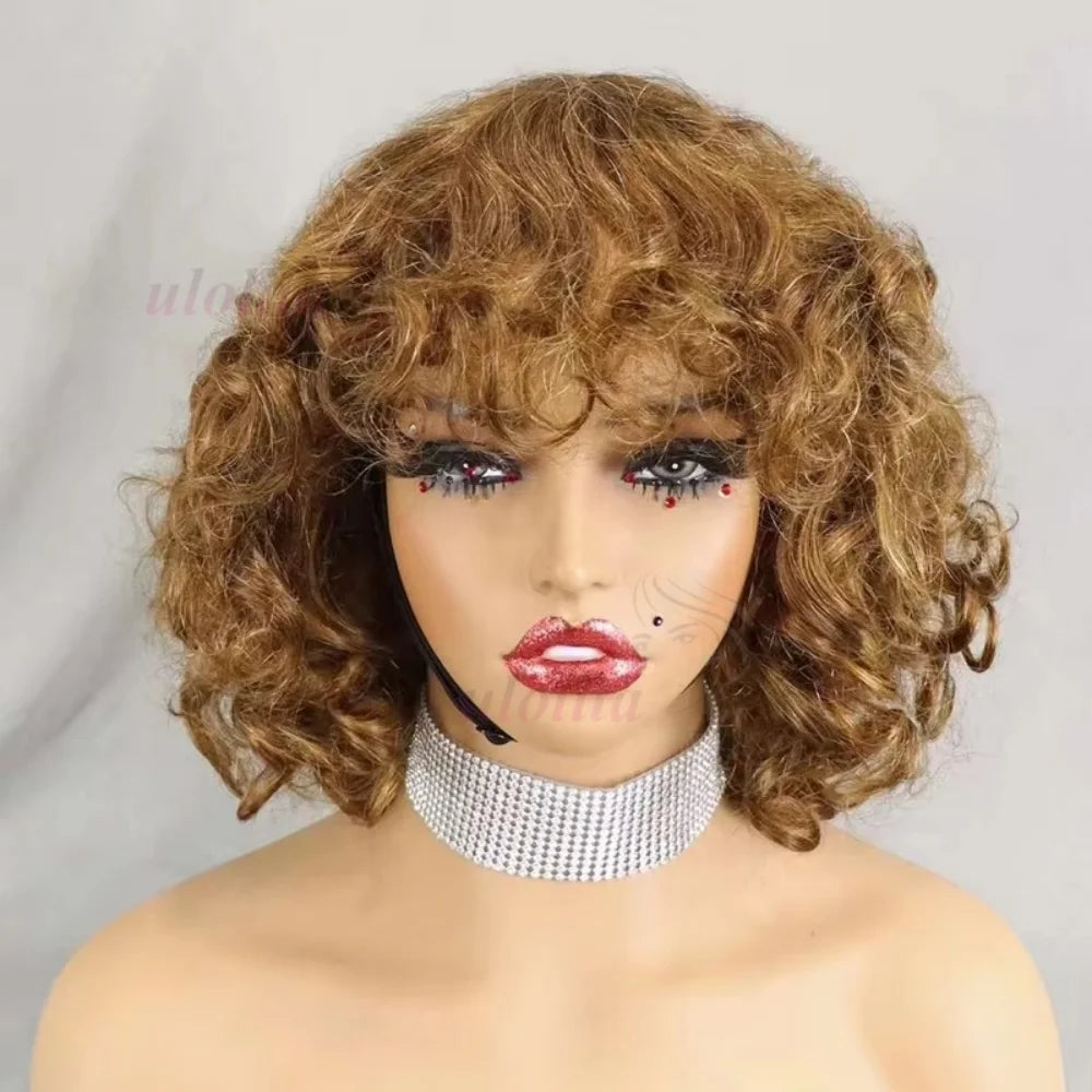 Bouncy Curl Short Bob Unit