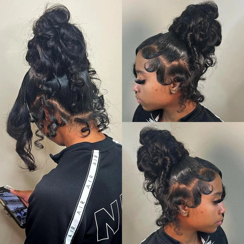 Natural Color 360 Lace Pre-Plucked Body Wave Unit