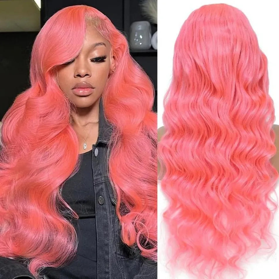 Pink Pre-Plucked Human Hair Unit