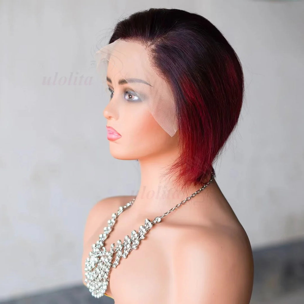 Pixie Cut Short Bob Unit