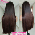 Raw Vietnamese Straight Ombre Brown Unit