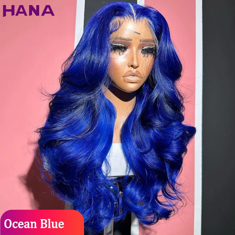 Midnight Blue Pre-Plucked Wavy Unit