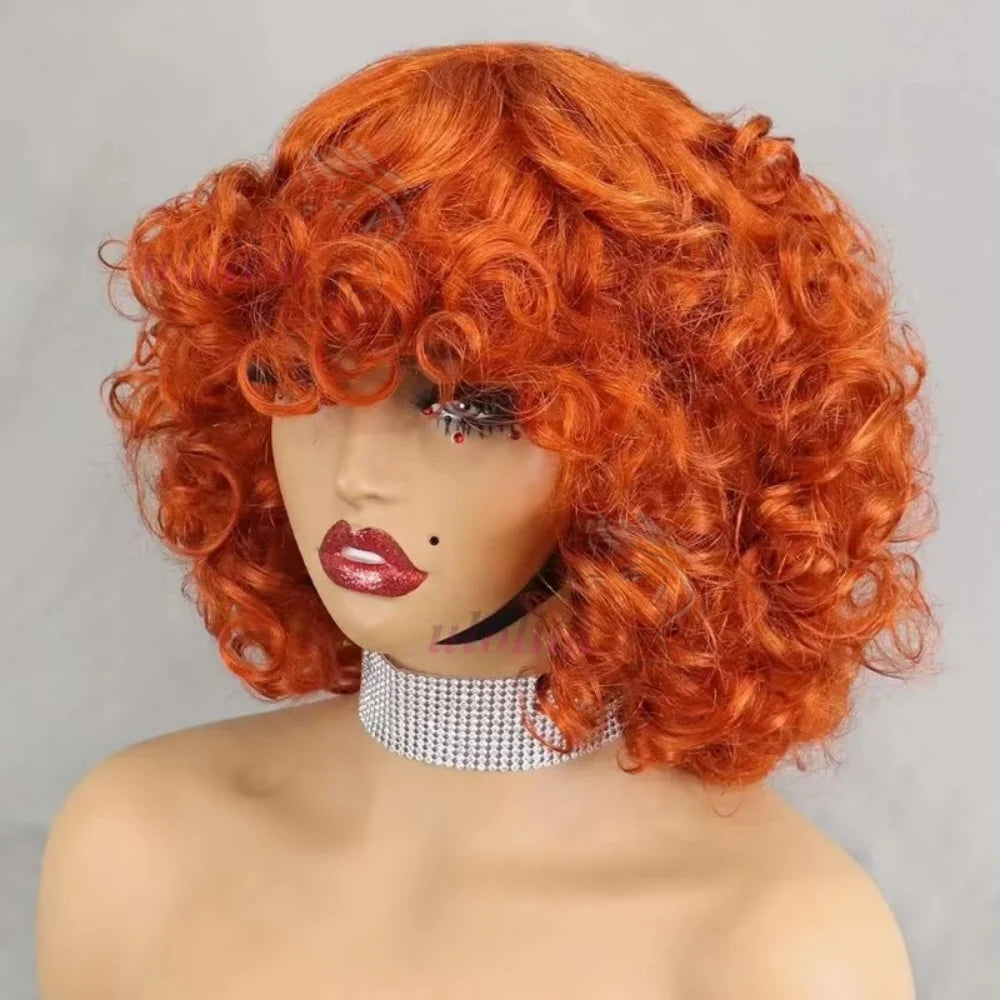 Bouncy Curl Short Bob Unit