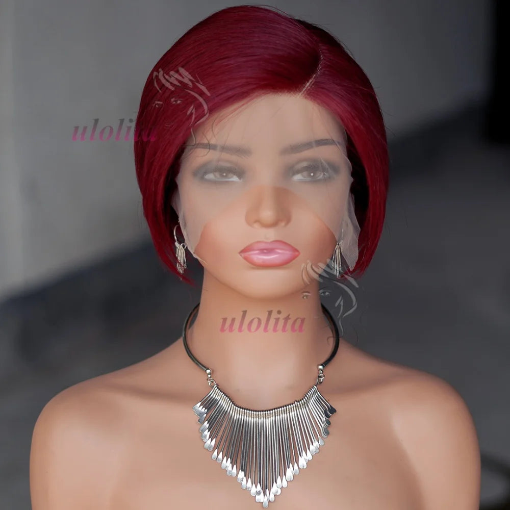 Pixie Cut Short Bob Unit