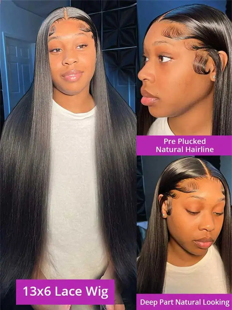 Natural Color Bone Straight Glueless Lace Unit