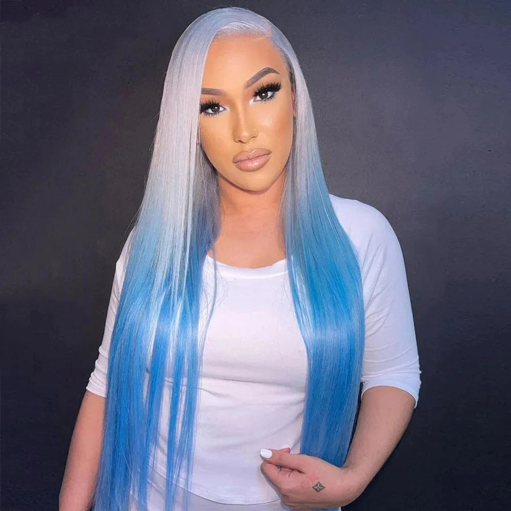 Straight White/Blue Unit