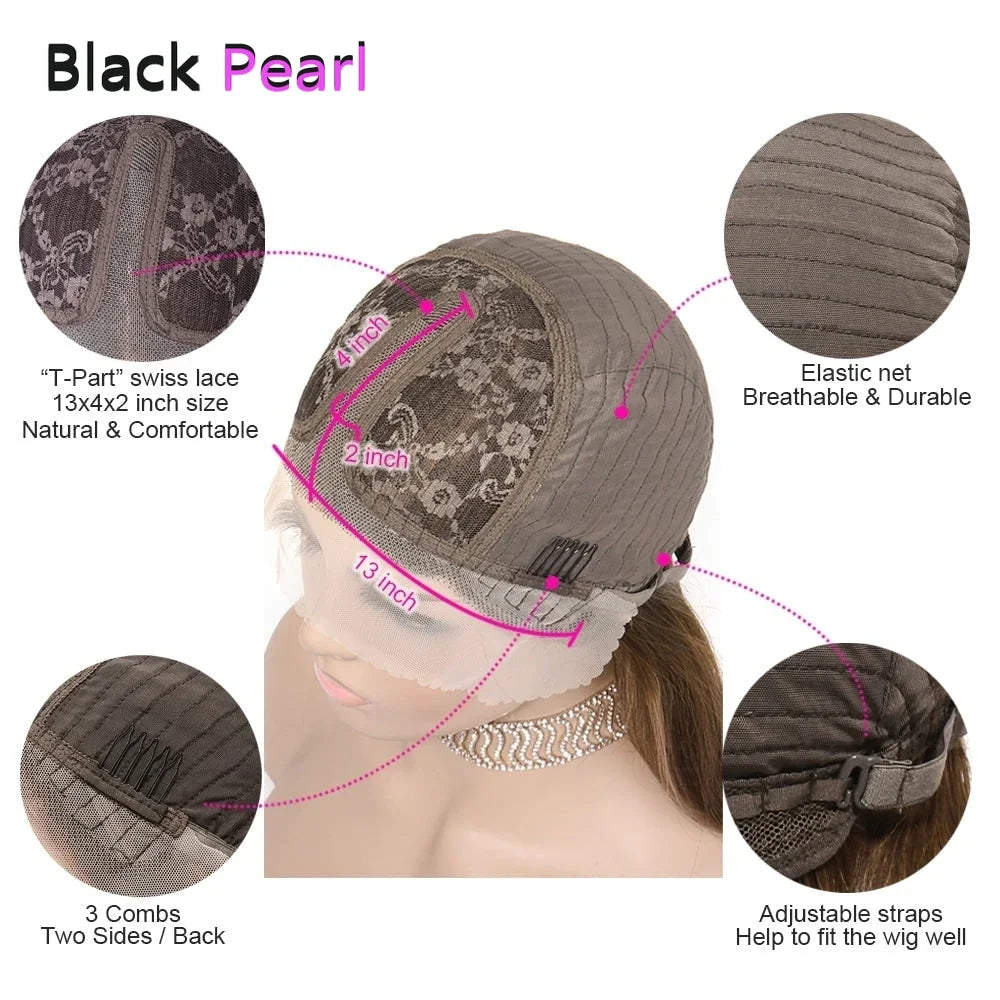 Dark Purple Straight Bob Unit