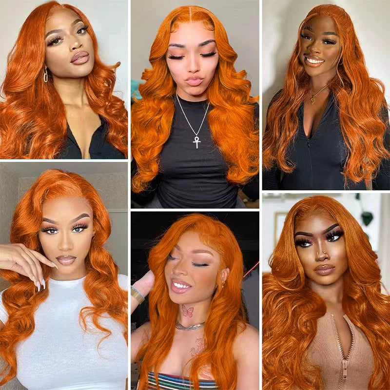 Ginger Orange Body Wave Unit