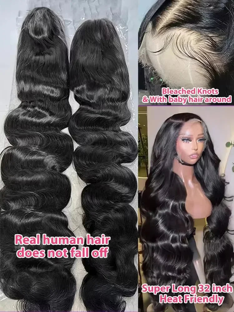 Glueless Pre-Plucked Natural Color Body Wave Unit
