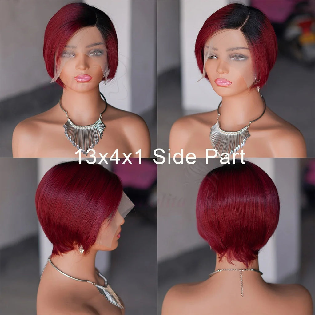 Pixie Cut Short Bob Unit