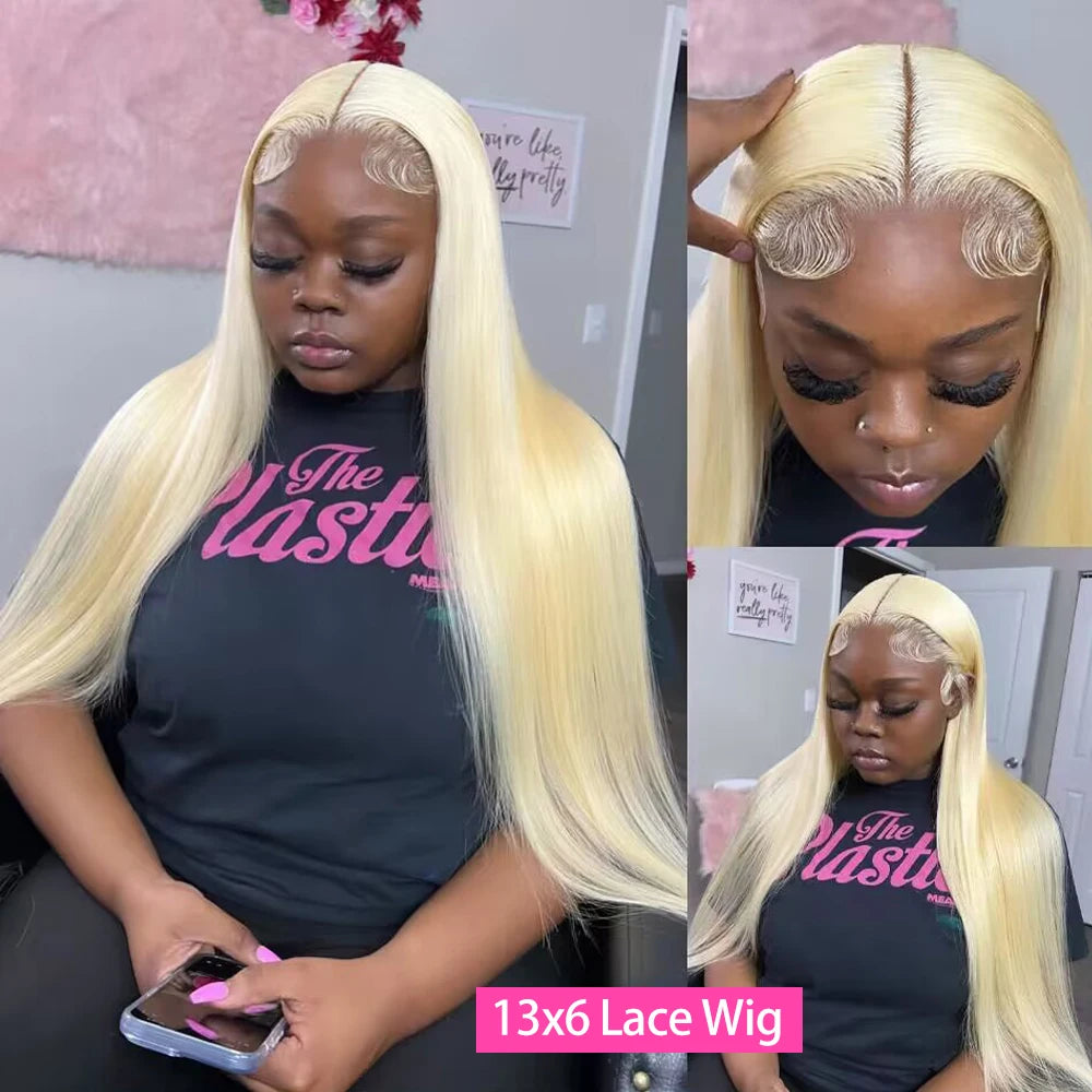 613 Blonde Straight Pre-Plucked Unit