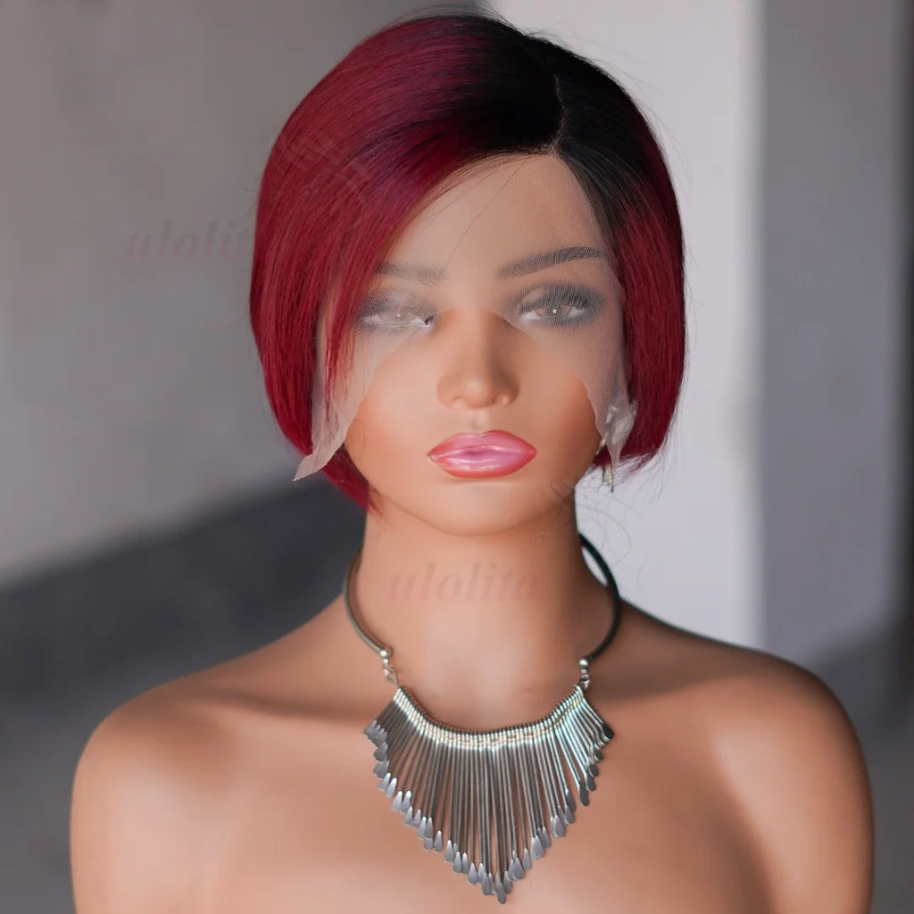 Pixie Cut Short Bob Unit
