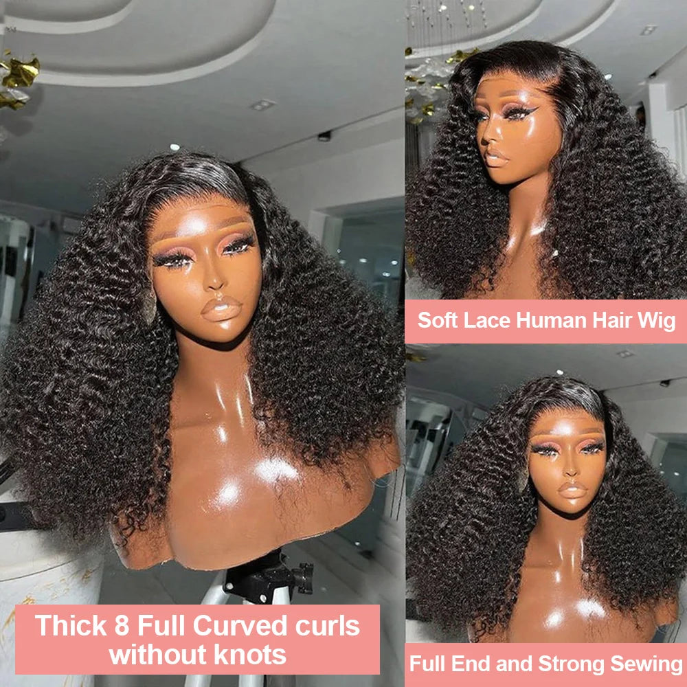 Short Curly Deep Wave Bob
