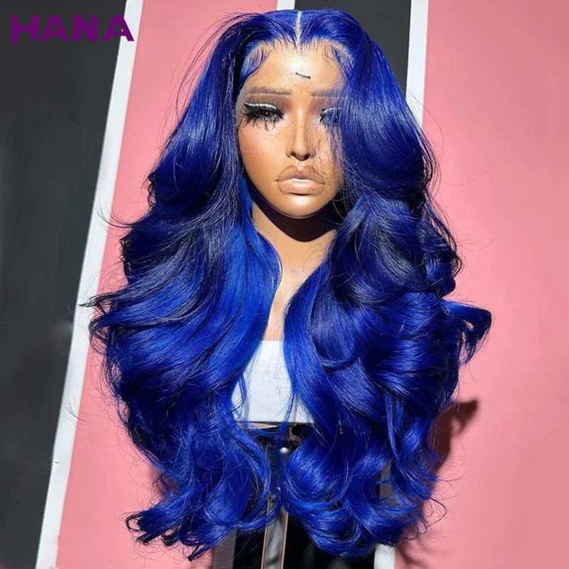 Midnight Blue Pre-Plucked Wavy Unit