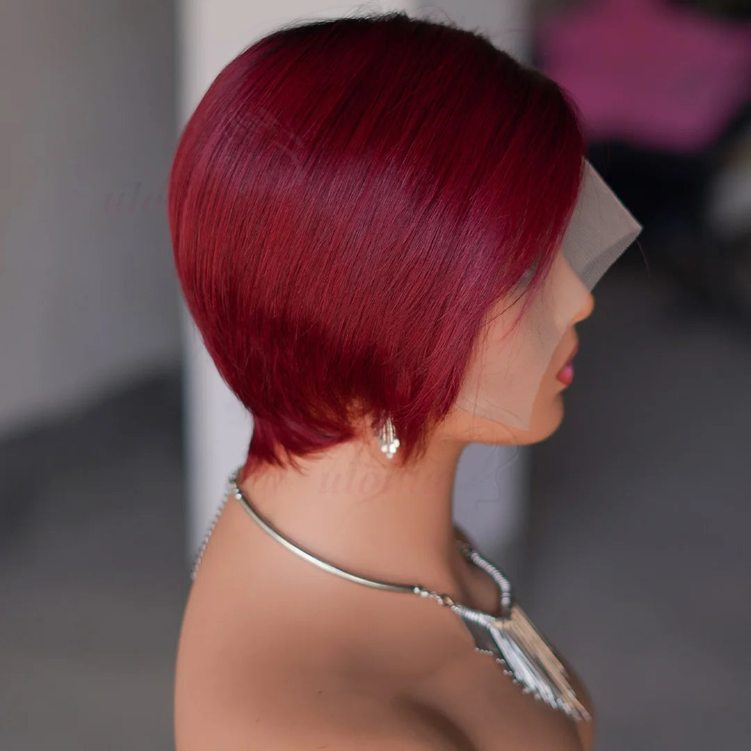 Pixie Cut Short Bob Unit