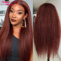 Reddish Brown Kinky Straight Unit