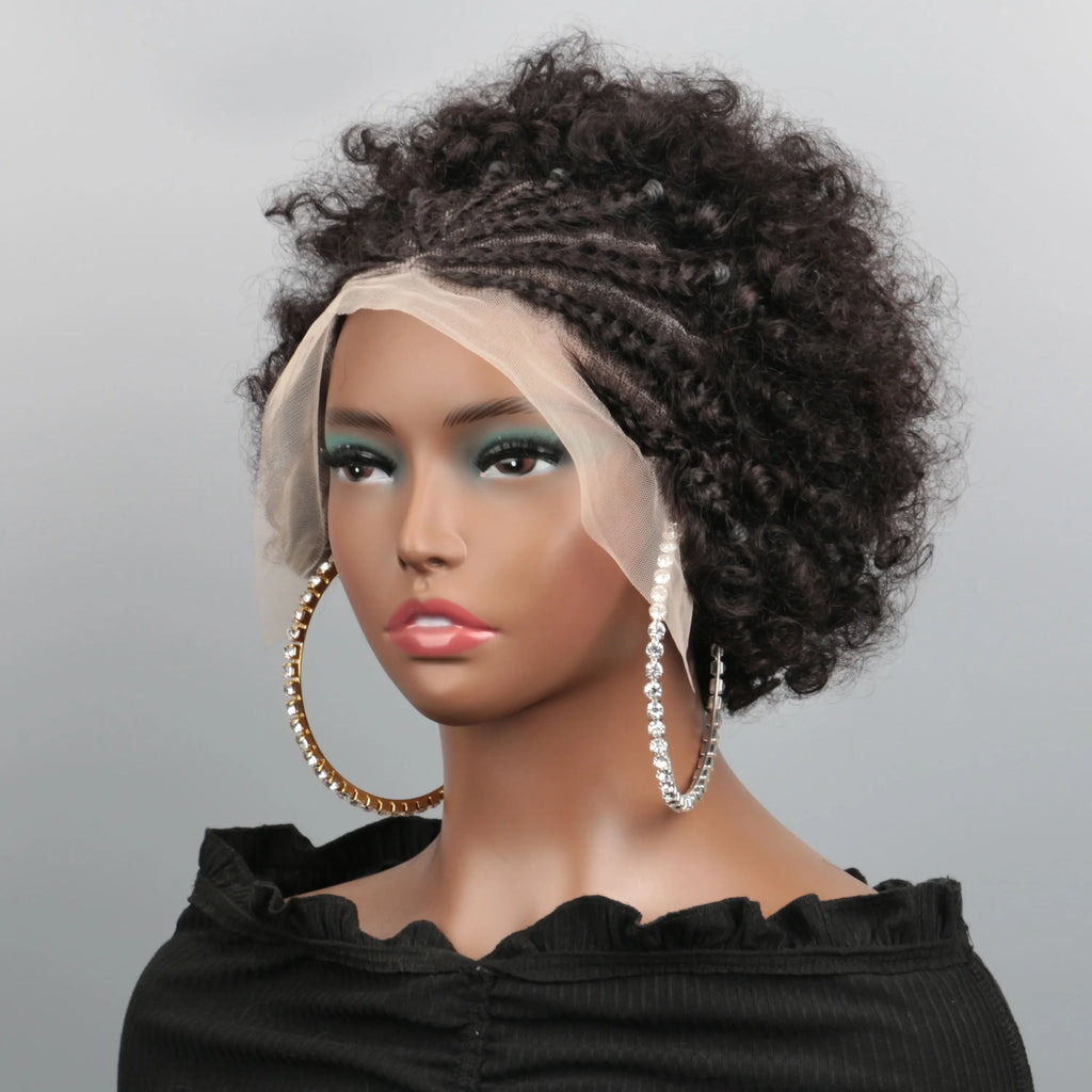 Braided Kinky Curly Afro Unit