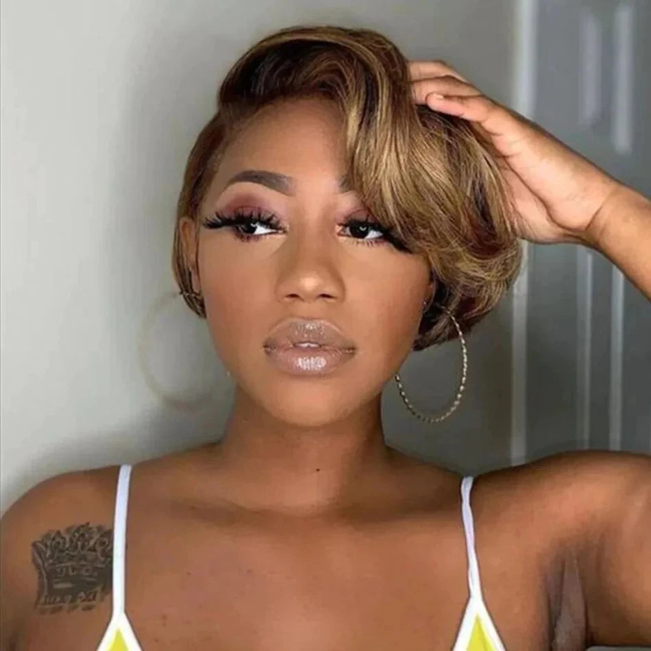 Short Bob Pixie Cut Unit