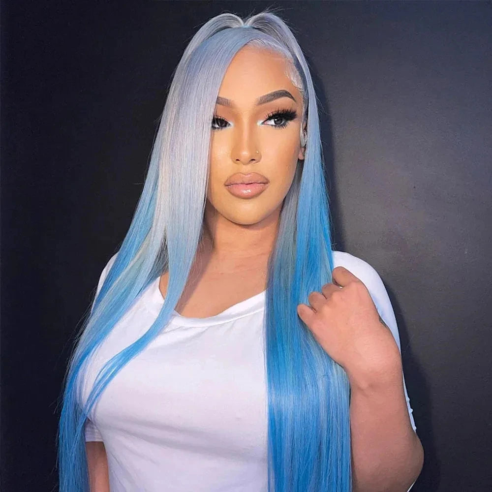 Straight White/Blue Unit