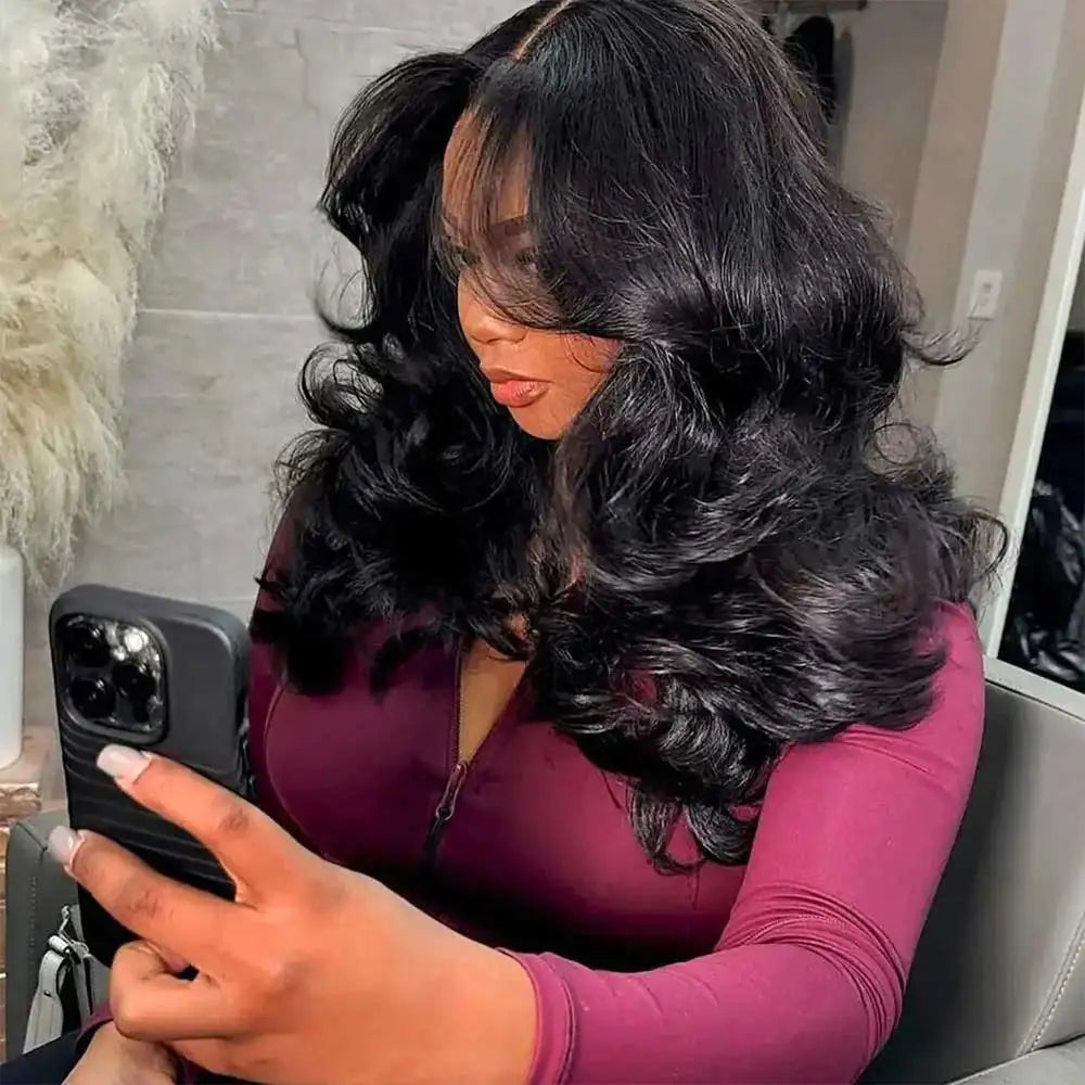 Natural Colored Body Wave Preplucked Glueless Unit