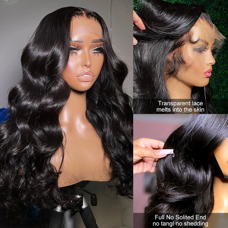 Natural Color 360 Lace Pre-Plucked Body Wave Unit