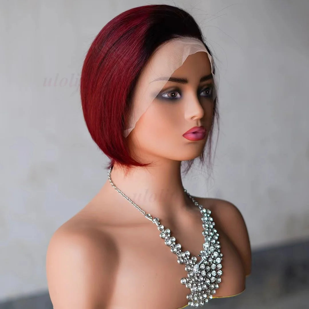 Pixie Cut Short Bob Unit