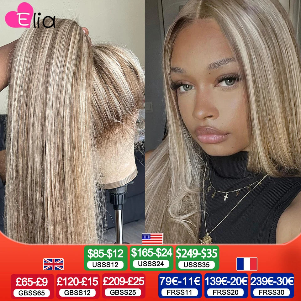 Preplucked Brown Roots 613 Highlight Unit