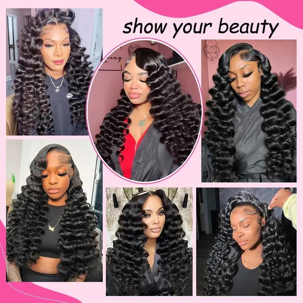 Ready to Wear Glueless Pre-Plucked Natural Color Loose Deep Wave Unit