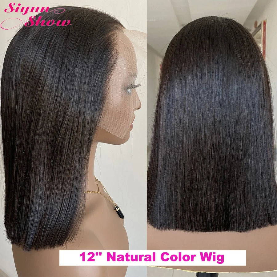 Raw Vietnamese Pre Plucked Ombre Brown Bone Straight Bob Unit