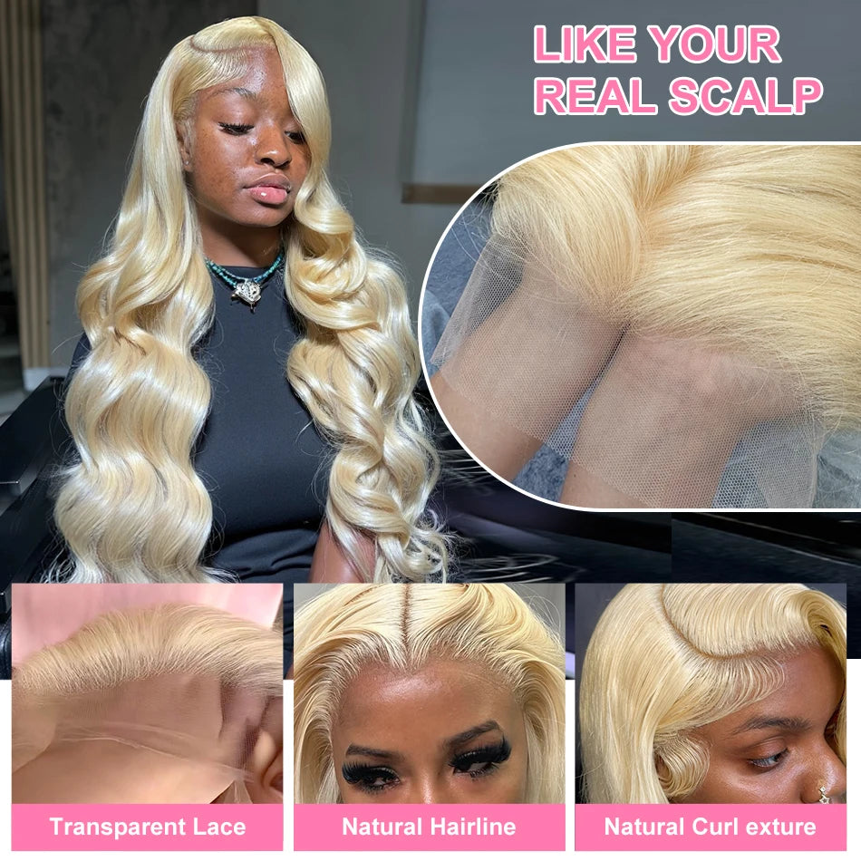 613 Blonde Body Wave Unit