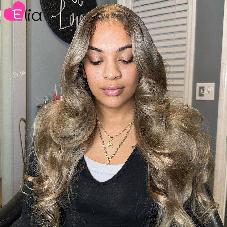 Preplucked Grey Green Straight Unit