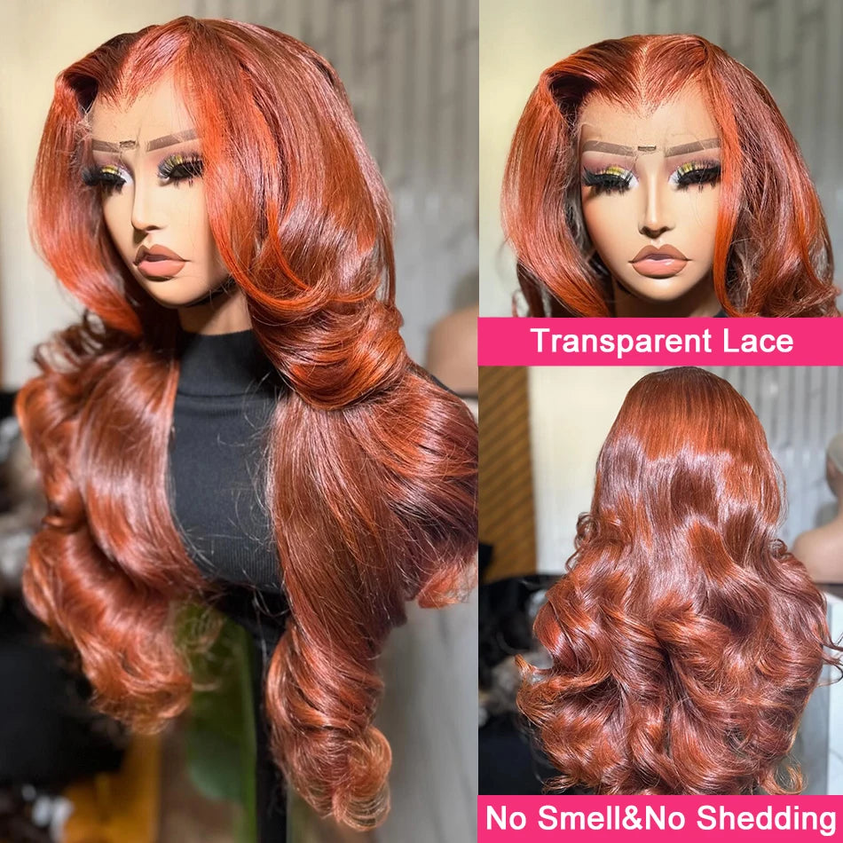 Reddish Brown Pre-Plucked Body Wave Unit